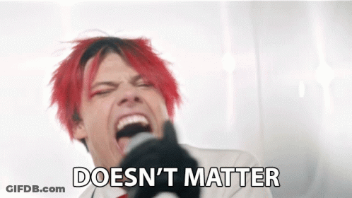Red-Haired Man Singing Doesn't Matter GIF