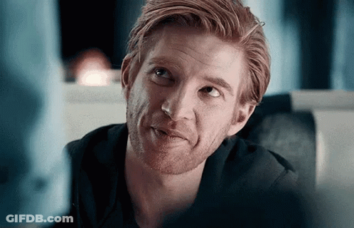 Red-Haired Man With Beard Making Face GIF