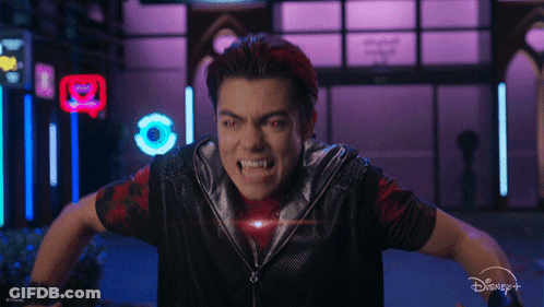 Red-Haired Man With Disney Logo GIF