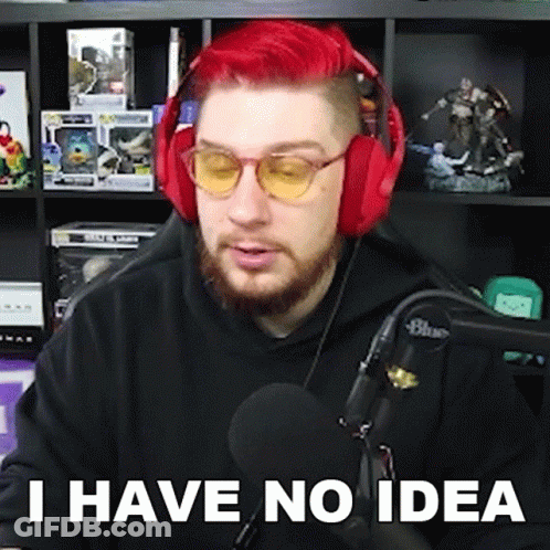 Red-Haired Man With Headphones At Microphone GIF