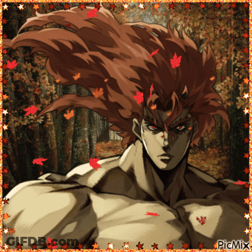 Red Haired Man With Leaves Picmix GIF