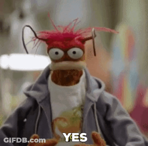 Red Haired Stuffed Animal Wearing Hoodie And Yes Shirt GIF