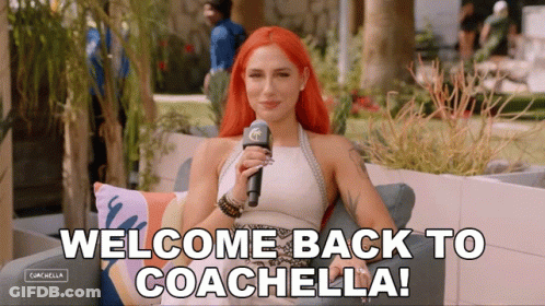 Red Haired Woman Holding Microphone GIF