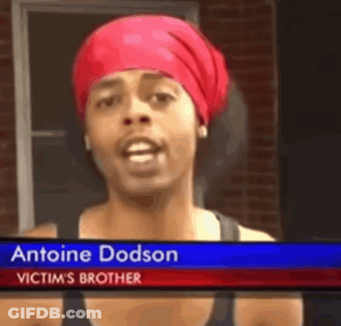 Red Headband Antoine Dodson Victim's Brother GIF