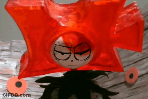 Red-Headed Angry Cartoon Character GIF