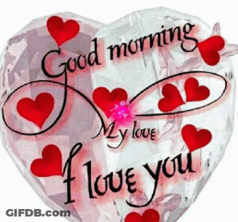 Red Heart Balloon Good Morning My Love GIF