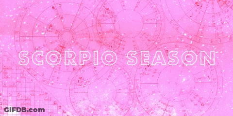 Red Heart On Pink Background With Stars GIF