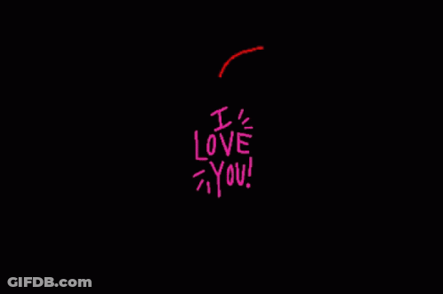 Red Heart Saying I Love You GIF