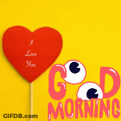 Red Heart Saying I Love You GIF