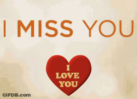 Red Heart Saying I Need You GIF