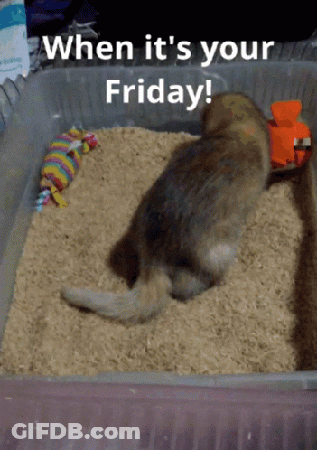 Red Heart Sending Great Friday Wishes To Friends GIF