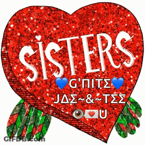 Red Heart Sisters GIF