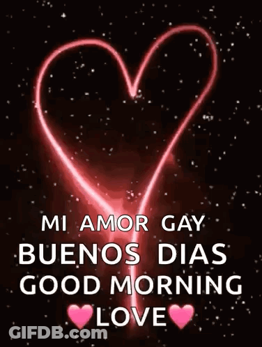 Red Heart Star Mi Amor Gay Buenos Dias Good Morning Love GIF