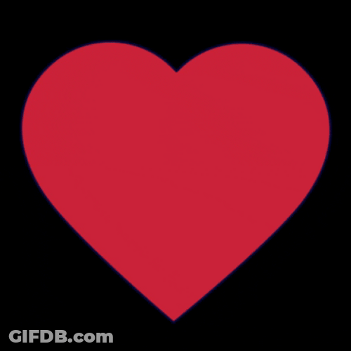 Red Heart Tunnel Beating GIF