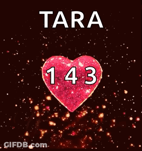 Red Heart With 143 GIF