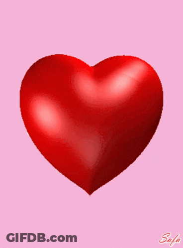 Red Heart With Name Safa GIF