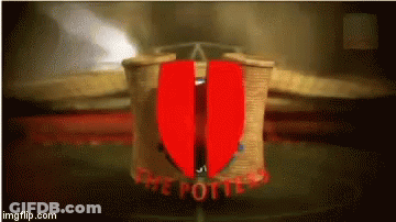 Red Heart With The Potter GIF