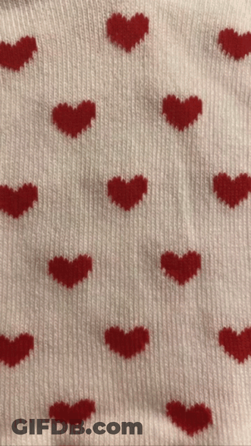 Red Hearts And Things Aesthetic GIF