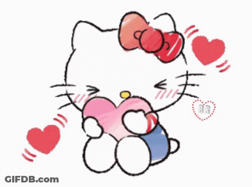 Red Hearts Floating Te Amo In Gold GIF