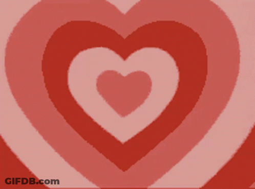 Red Hearts Seamless Pattern GIF