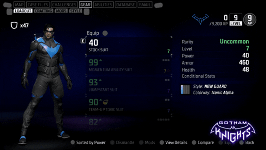 Red Hood Gotham Knights Statistics GIF
