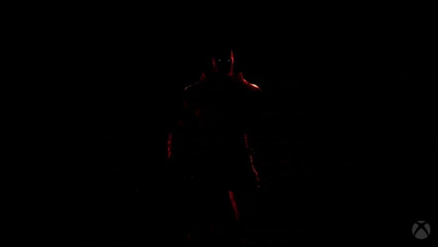 Red Hood Neon Red Passage GIF