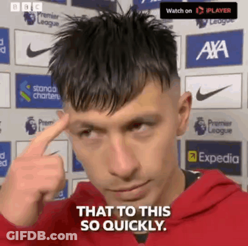 Red Hoodie Pointing To Head Saying That To This So Quickly GIF