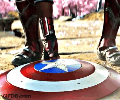 Red Hulk Standing In Front Of Stage GIF