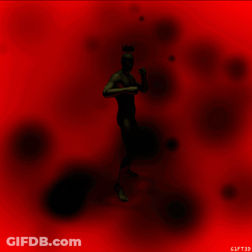 Red King With Crown GIF