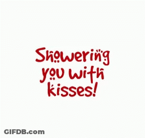 Red Kisses Showing You GIF