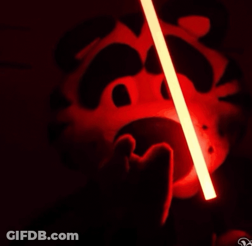 Red Light Beam From Hole GIF