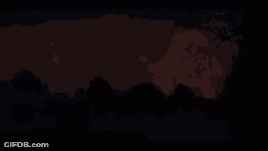 Red Lightning Celestial Event GIF