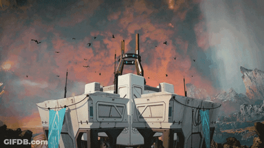 Red Lightning Fiery Spectacle GIF