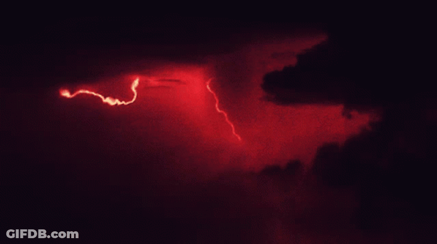 Red Lightning Force Of Nature GIF