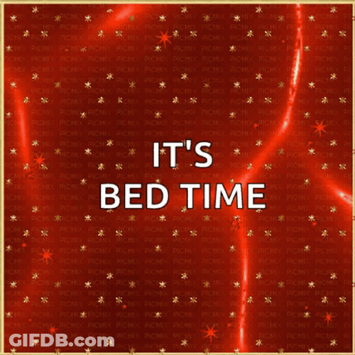 Red Lightning It's Bed Time GIF
