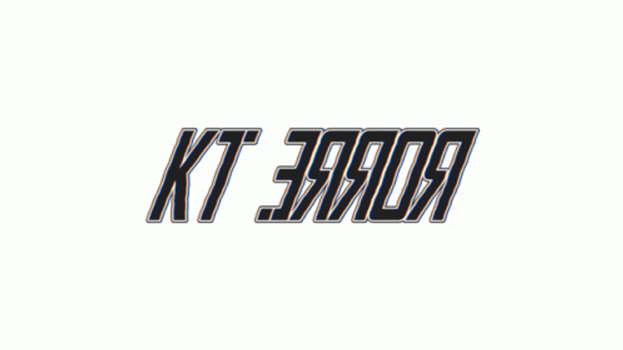 Red Lightning Kt Error Logo GIF