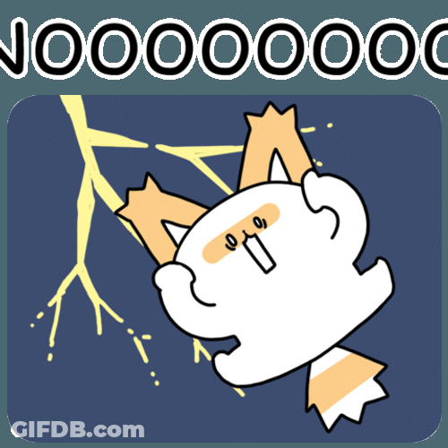 Red Lightning Strikes Racoon No GIF
