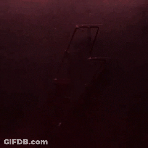 Red Lightning Thunderbolt Logo GIF