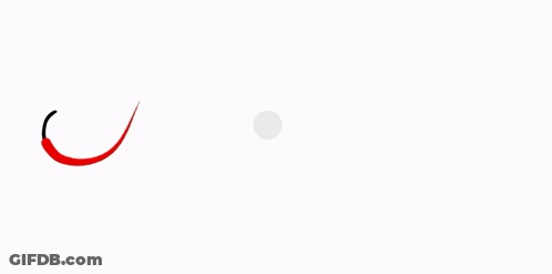 Red Line Pointing To Thank You Sign GIF