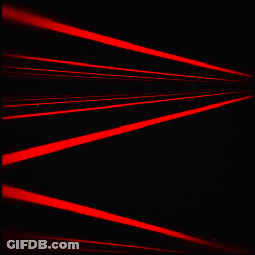 Red Lines On A Black Background With A Red Arrow GIF