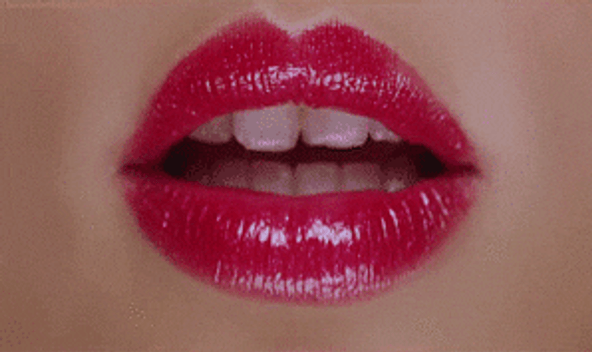 Red Lips Big Kiss GIF