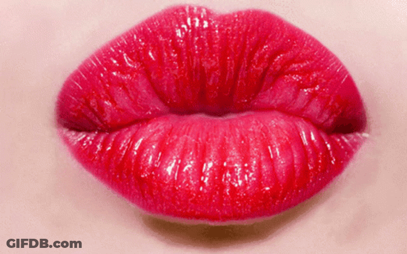 Red Lips Loop GIF