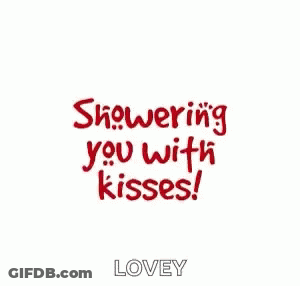 Red Lips Saying Show Me You Worth Kisses GIF