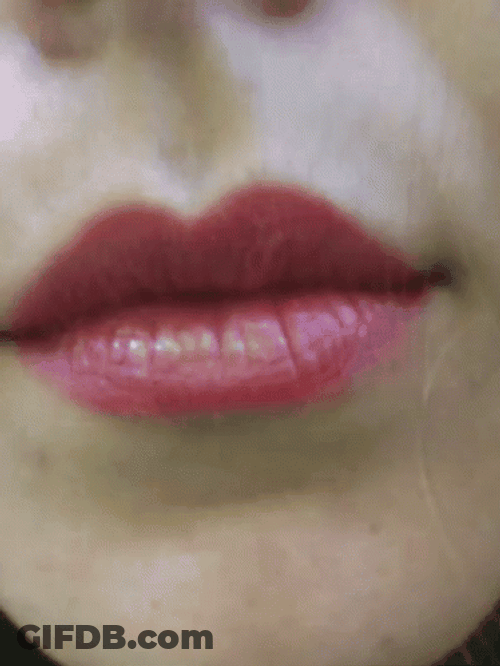 Red Lips Smooch GIF