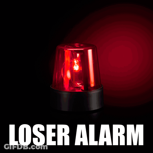 Red Loser Alarm GIF
