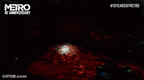 Red Metro 10Th Anniversary Poster GIF