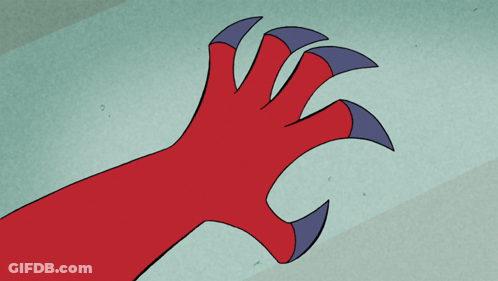 Red Monster Claw GIF