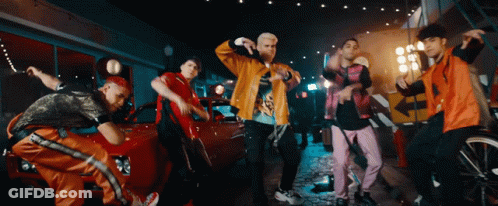 Red Monster Holding Green Hose GIF