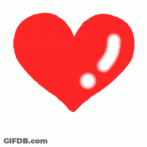 Red Moving Heart GIF