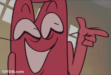 Red Object Pointing GIF